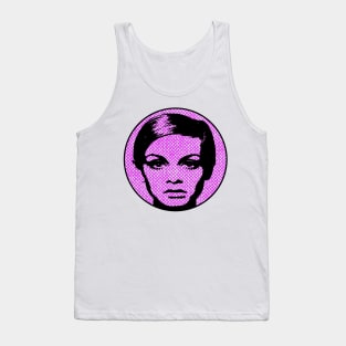 TWIGGY - (Violet Print) Tank Top